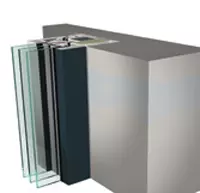 Fenstermaxx24 – Gealan Kubus halb verdeckten Rahmen