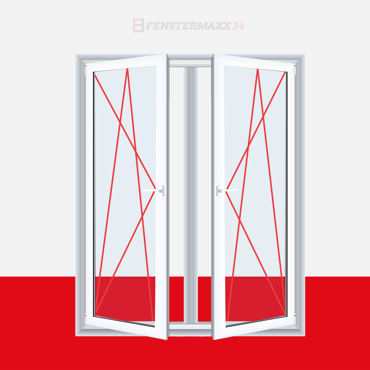 Fenstermaxx24 – 2f balkon dk dk pfosten 45