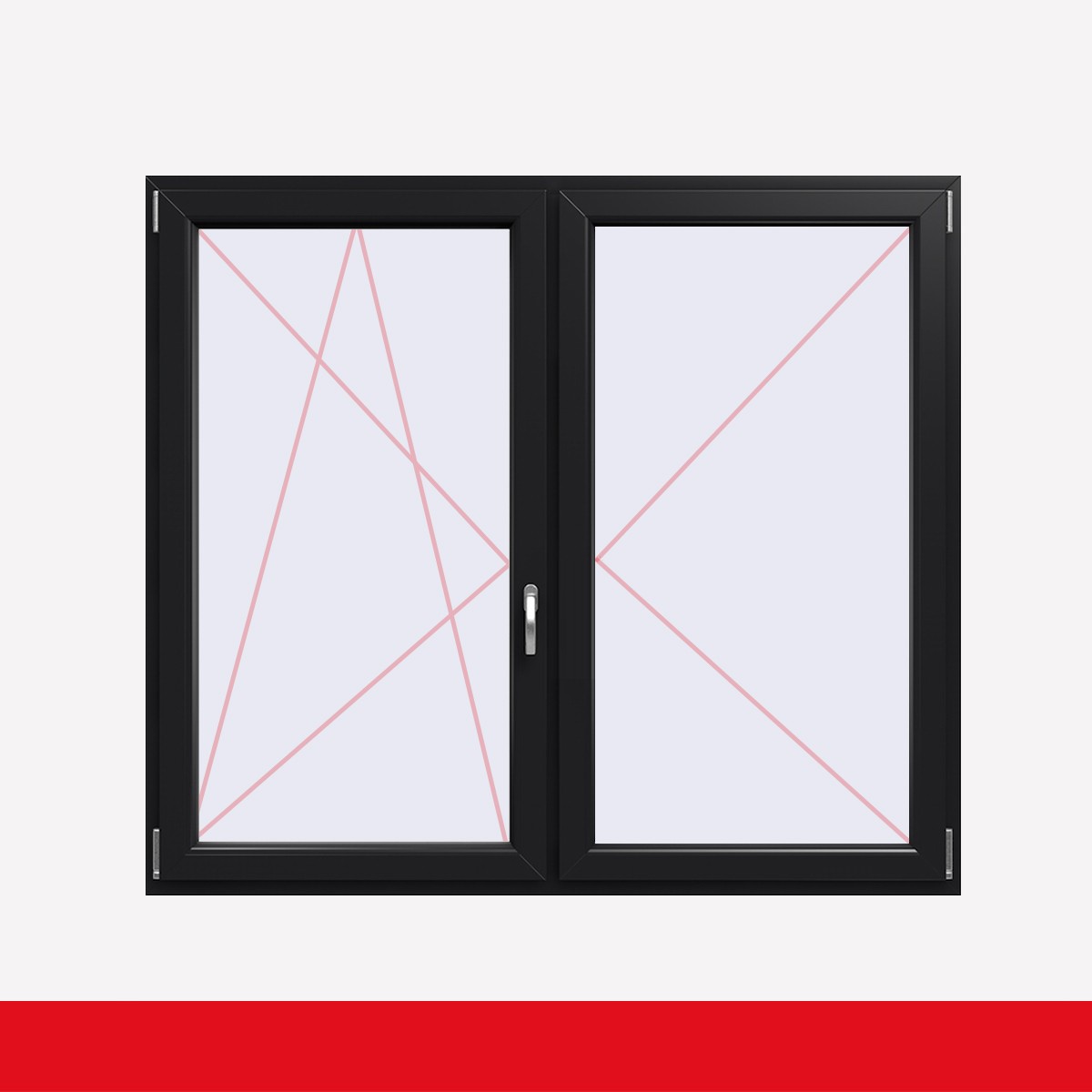 Fenstermaxx24 – 2f dkl dr stulp anthrazitgrau glatt 1