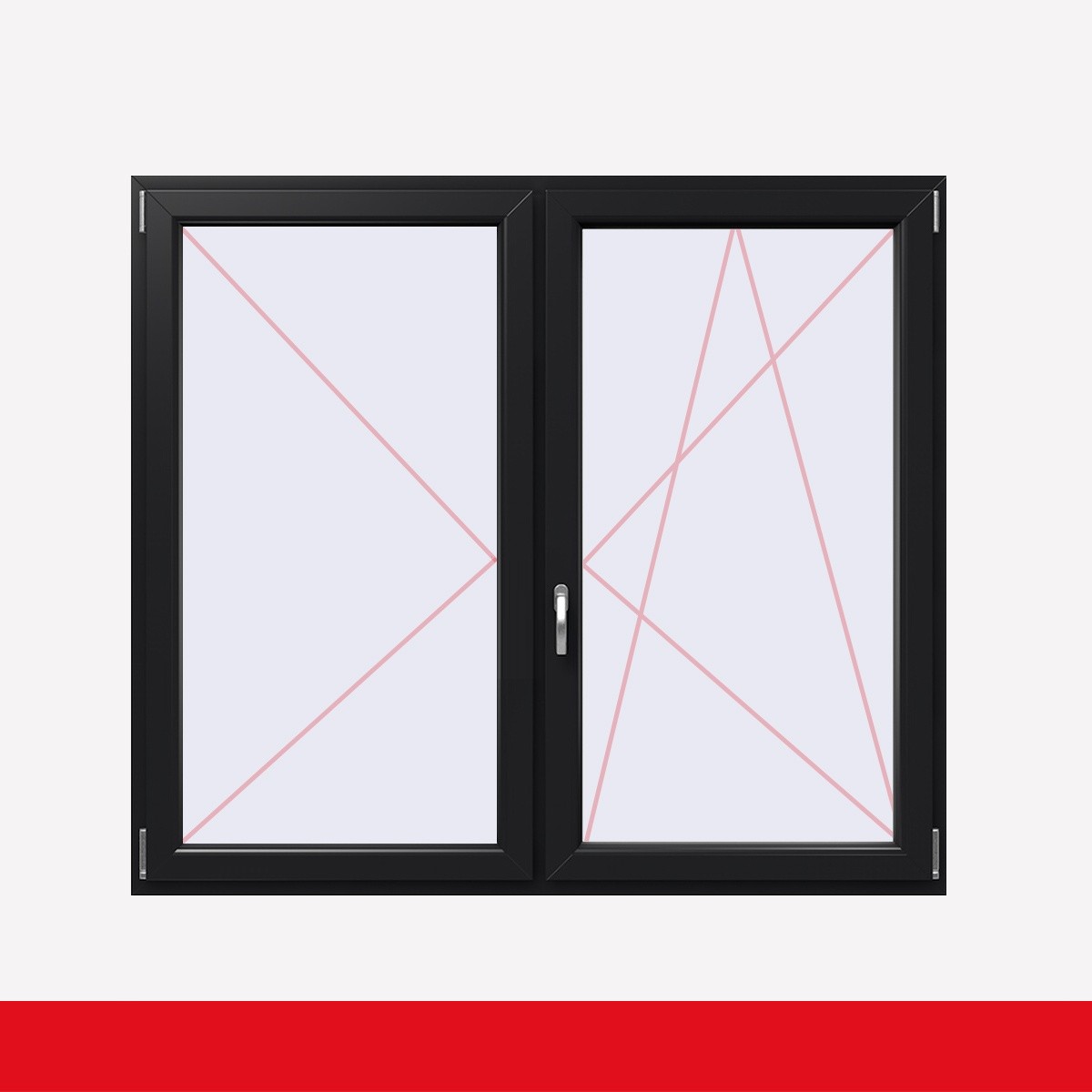 Fenstermaxx24 – 2f dl dkr stulp anthrazitgrau glatt 1