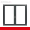 Fenstermaxx24 – Fenster Schiefergrau glatt Renolit 7015 02 11 71 1 1