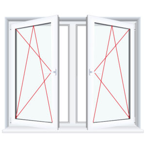 Fenstermaxx24 – Kunststoff Doppelt Anschlag 2 1 59
