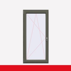 Fenstermaxx24 – balkon 1f dkl griff farbig basaltgrau glatt