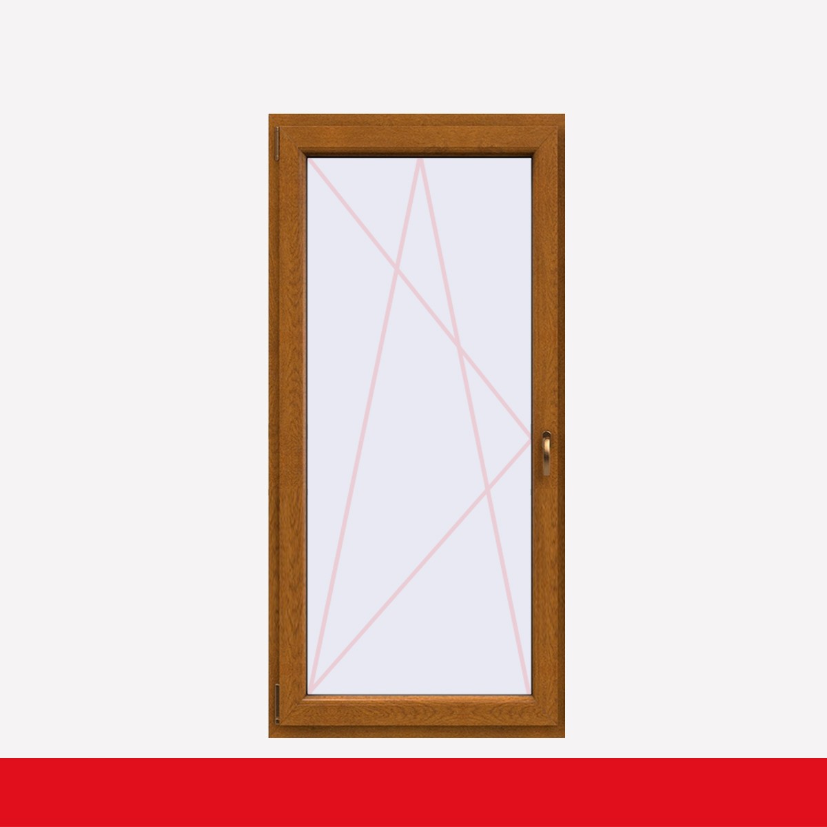 Fenstermaxx24 – balkon 1f dkl griff farbig golden oak