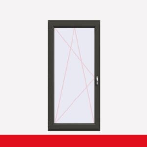 Fenstermaxx24 – balkon 1f dkl griff farbig quarzgrau glatt