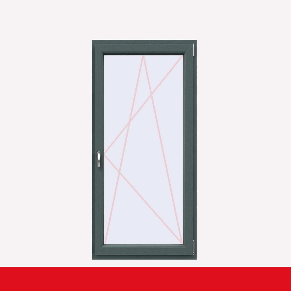 Fenstermaxx24 – balkon 1f dkr griff farbig basaltgrau