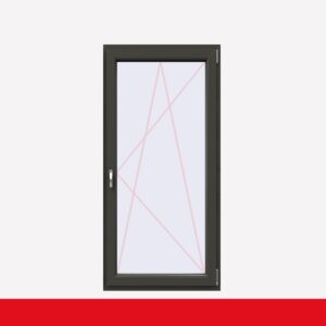 Fenstermaxx24 – balkon 1f dkr griff farbig quarzgrau glatt