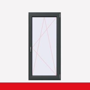 Fenstermaxx24 – balkon 1f dkr griff farbig schiefergrau glatt