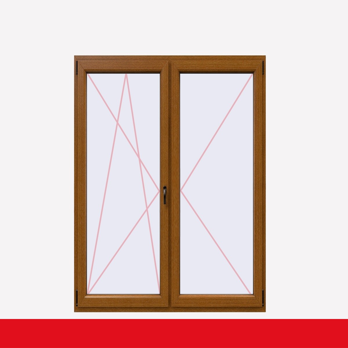 Fenstermaxx24 – balkon 2f dkl dr streifen douglasie