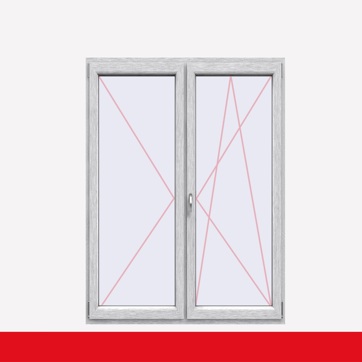 Fenstermaxx24 – balkon 2f dl dkr aluminium gebuerstet