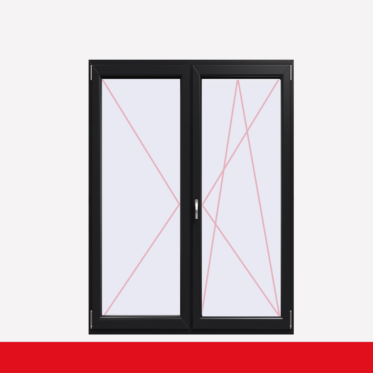 Fenstermaxx24 – balkon 2f dl dkr anthrazitgrau glatt