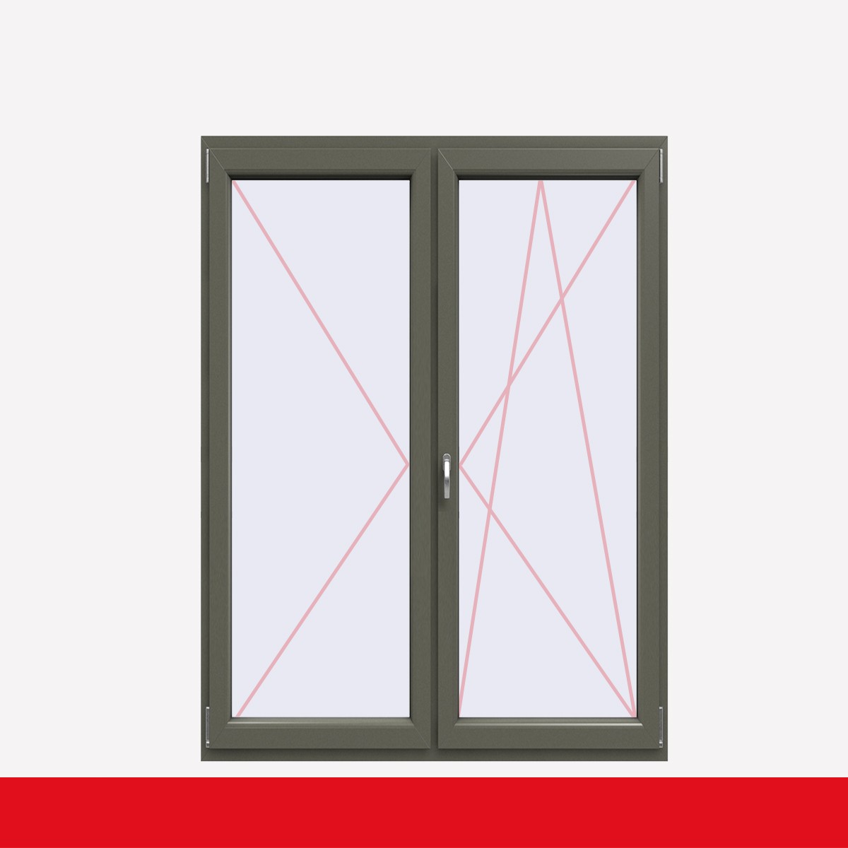 Fenstermaxx24 – balkon 2f dl dkr basaltgrau glatt