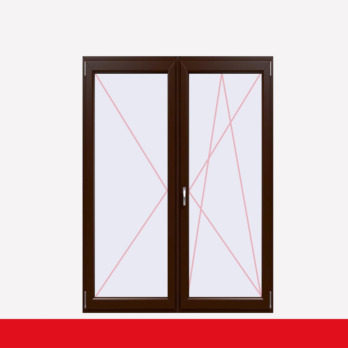 Fenstermaxx24 – balkon 2f dl dkr schokobraun