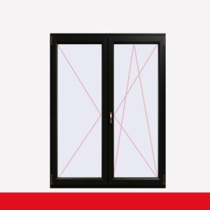 Fenstermaxx24 – balkon 2f dl dkr schwarzbraun