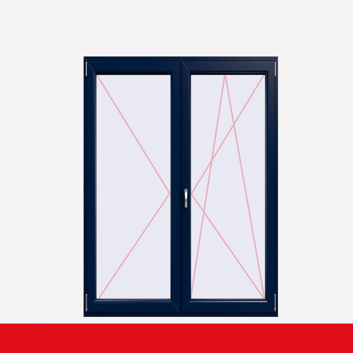 Fenstermaxx24 – balkon 2f dl dkr stahlblau