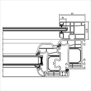 Fenstermaxx24 – fenstermaxx drutex aufsatzrollladen fuehrungsschiene einseitig iglo 5 50 4