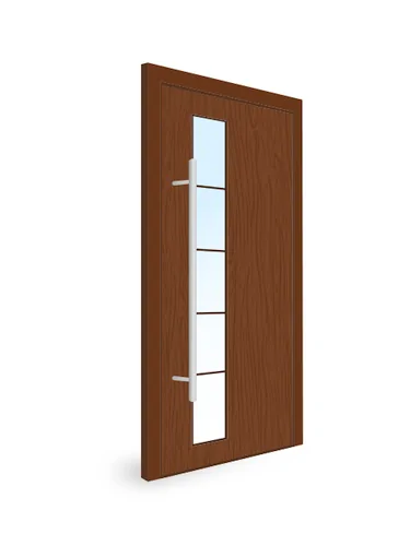 Fenstermaxx24 Österreich, Online Fenster Konfigurator, Haustür aus Holz, weißer Hintergrund