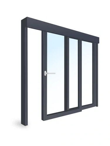 Fenstermaxx24 Österreich, Online Fenster Konfigurator, Schiebetür-Alu, weißer Hintergrund