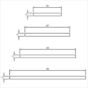 Fenstermaxx24 – Flachleiste aus Kunststoff Auswahl
