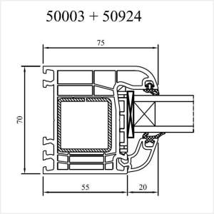 Fenstermaxx24 – Iglo 5 Festverglasung 75 mm