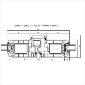 Fenstermaxx24 – Iglo 5 Haustuer mit Stulp nach innen