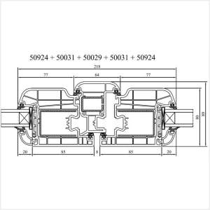 Fenstermaxx24 – Iglo 5 Stulpbalkontuer PP