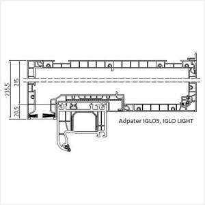 Fenstermaxx24 – Aufsatzrollladen Adapter fuer Iglo 5 und Iglo Light