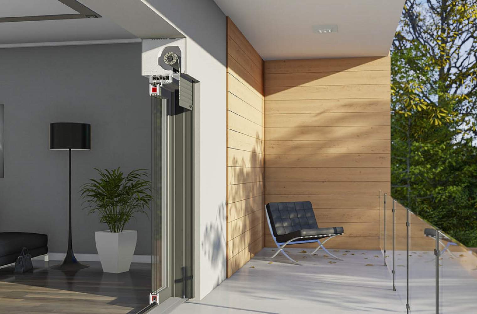 Fenstermaxx24 – Aufsatzrollladen Drutex RS Styropor mit Iglo HS im Einsatz