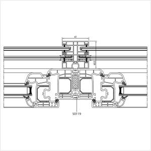 Fenstermaxx24 – Beidseitige Fuehrungsschiene mit Insektenschutz und Federkopplung