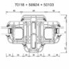 Dehnungskopplungsset-70118+50924+50103