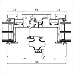 Fenstermaxx24 – Duoline 68 Fenster mit Stulp