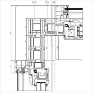 Fenstermaxx24 – Fuehrungsschiene mit Insektenschutz und Eckkopplung 90°am Iglo Energy