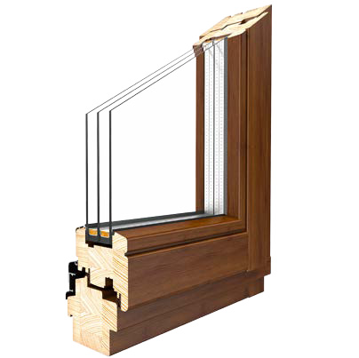 Fenstermaxx24 – Holzfenster Profil Schnitt