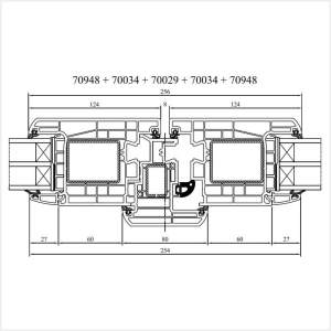 Fenstermaxx24 – Iglo Energy Haustuer mit Stulp nach aussen