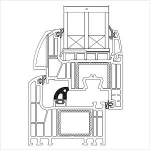 Fenstermaxx24 – Iglo Energy Verglasungsdicke 48 mm
