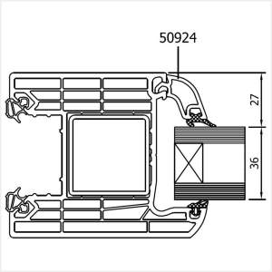 Fenstermaxx24 – Iglo HS Tuer 2 fach Verglasung 36 mm
