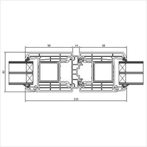 Fenstermaxx24 – Iglo HS Tuer 2flg Schiebefluegel Treffpunkt