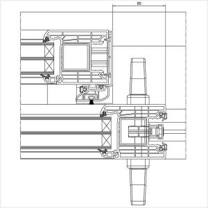 Fenstermaxx24 – Iglo HS Tuer Stopper Schiebefluegel und Griff