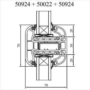 Fenstermaxx24 – Iglo Light Kaempfer Sprosse 70 mm