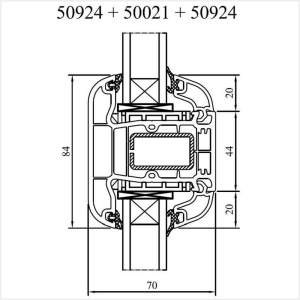 Fenstermaxx24 – Iglo Light Kaempfer Sprosse 84 mm