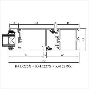 Fenstermaxx24 – MB 45 Balkontuer nach innen