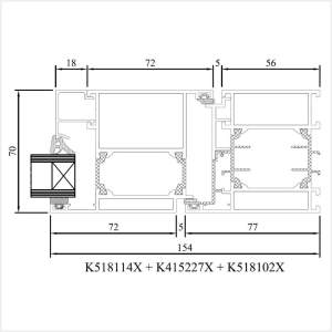 Fenstermaxx24 – MB 70 Balkontuer nach innen