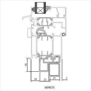 Fenstermaxx24 – MB 70 Fenster Anschlussprofil