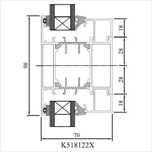Fenstermaxx24 – MB 70 Glasteilende Sprosse Kaempfer