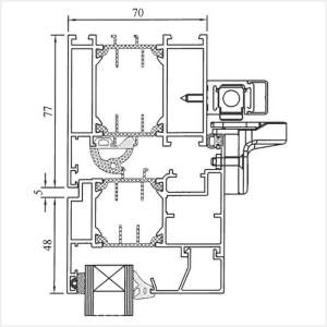 Fenstermaxx24 – MB 70 PSK Tuer oberer Rahmen
