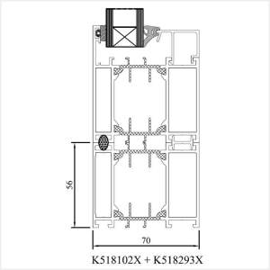 Fenstermaxx24 – MB 70 Rahmenverbreiterung 56 mm