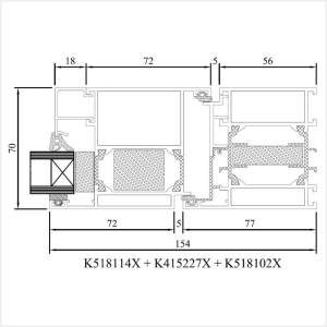 Fenstermaxx24 – MB 70HI Balkontuer nach innen