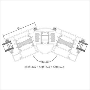 Fenstermaxx24 – MB 70HI Eckkopplung Variabel innen