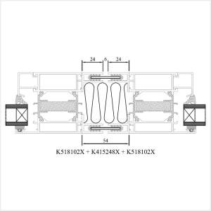 Fenstermaxx24 – MB 70HI Kopplungsdehnungsprofil