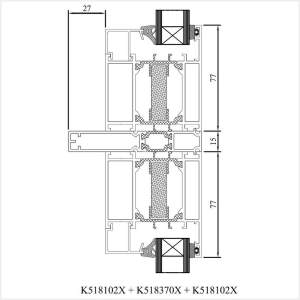 Fenstermaxx24 – MB 70HI Statische Kopplung innen